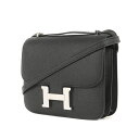 HERMES エルメス 24SS コンスタンス3 ミニ バッグ (CONSTANCE III MINI BAG) / ヴォーエプソン / ブラック 黒 / フラ...