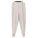 UNFILO アンフィーロ パンツ ライトピンク サイズ:XL / 裾リブ ジョグパンツ / テーパード ウエストゴム ジョーゼット素材 / ボトムス ズボン【レディース】【中古】【K4510】