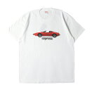 Supreme シュプリーム Tシャツ サイズ:XL フェラーリ グラフィック クルーネック Tシャツ (GT Tee) / ホワイト 白 / トップス カットソー 半袖【メンズ】【中古】【新品同様】【K4492】