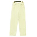 Spick&Span スピックアンドスパン パンツ イエロー サイズ:38(M) / 24秋冬 ガーメントダイ コーデュロイ パンツ / テーパード ハイウエスト 5ポケット / ボトムス ズボン【レディース】【中古】【K4510】