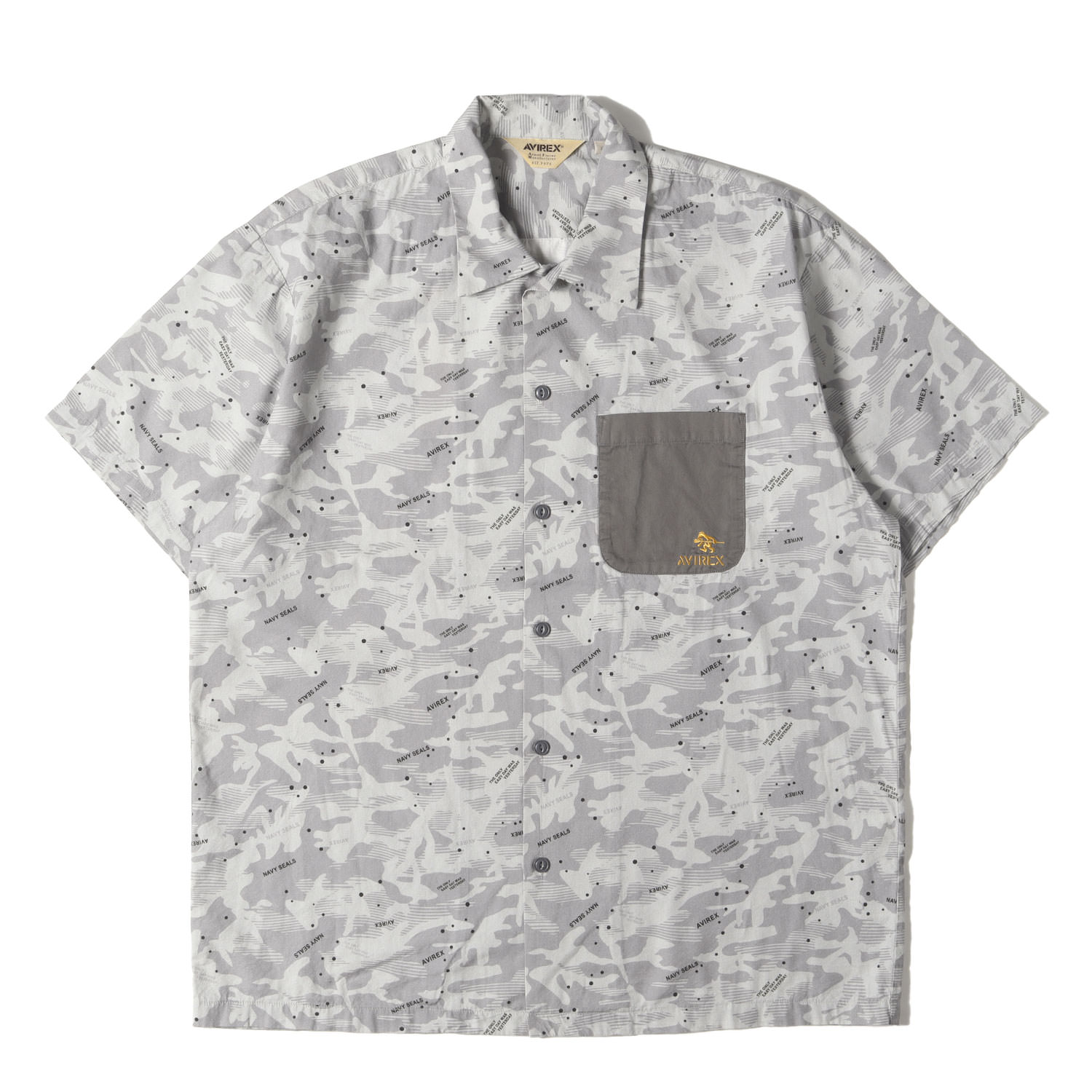 AVIREX オープンカラー レーヨン シャツ 龍 ブラック XL WEB限定》DOUBLE DRAGON SOUVENIR SHIRT / ダブルドラゴン