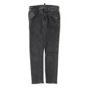 DSQUARED2 ディースクエアード パンツ サイズ:34 / ヴィンテージ加工 ストレッチ スキニー デニムパンツ / ブラック 黒 / ボトムス ジーンズ ジーパン【メンズ】【中古】【K4534】