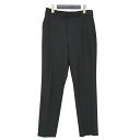 M-PREMIER エムプルミエ パンツ ブラック 黒 サイズ:38(M) / 24秋冬 2WAYストレッチ センタープレス スティック パンツ / テーパード ウエストゴム / 日本製 / ボトムス ズボン【レディース】【中古】【美品】【K4512】