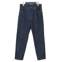 theory luxe セオリーリュクス パンツ ネイビー 紺 サイズ:36(S) / スリム テーパード デニムパンツ / CLEAN 11 CAROL D クロップド センタープレス ストレッチ ウォッシャブル / 日本製 / ボトムス ジーンズ ジーパン【レディース】【中古】【K4510】