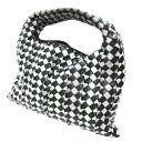 BOTTEGA VENETA ボッテガヴェネタ スモール ホップ ショルダーバッグ / ハンドバッグ ワンショルダー 肩掛け イントレチャート レザー / イタリア製 / ブランド カバン【レディース】【中古】【K4512】