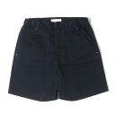 MONCLER モンクレール パンツ サイズ:44 / 24SS ベイカー ストレッチ ショート パンツ (PANTALONE BERMUDA J10912B00011 57448) / ネイビー 紺 / ボトムス ショーツ【メンズ】【中古】【新品同様】【K4477】