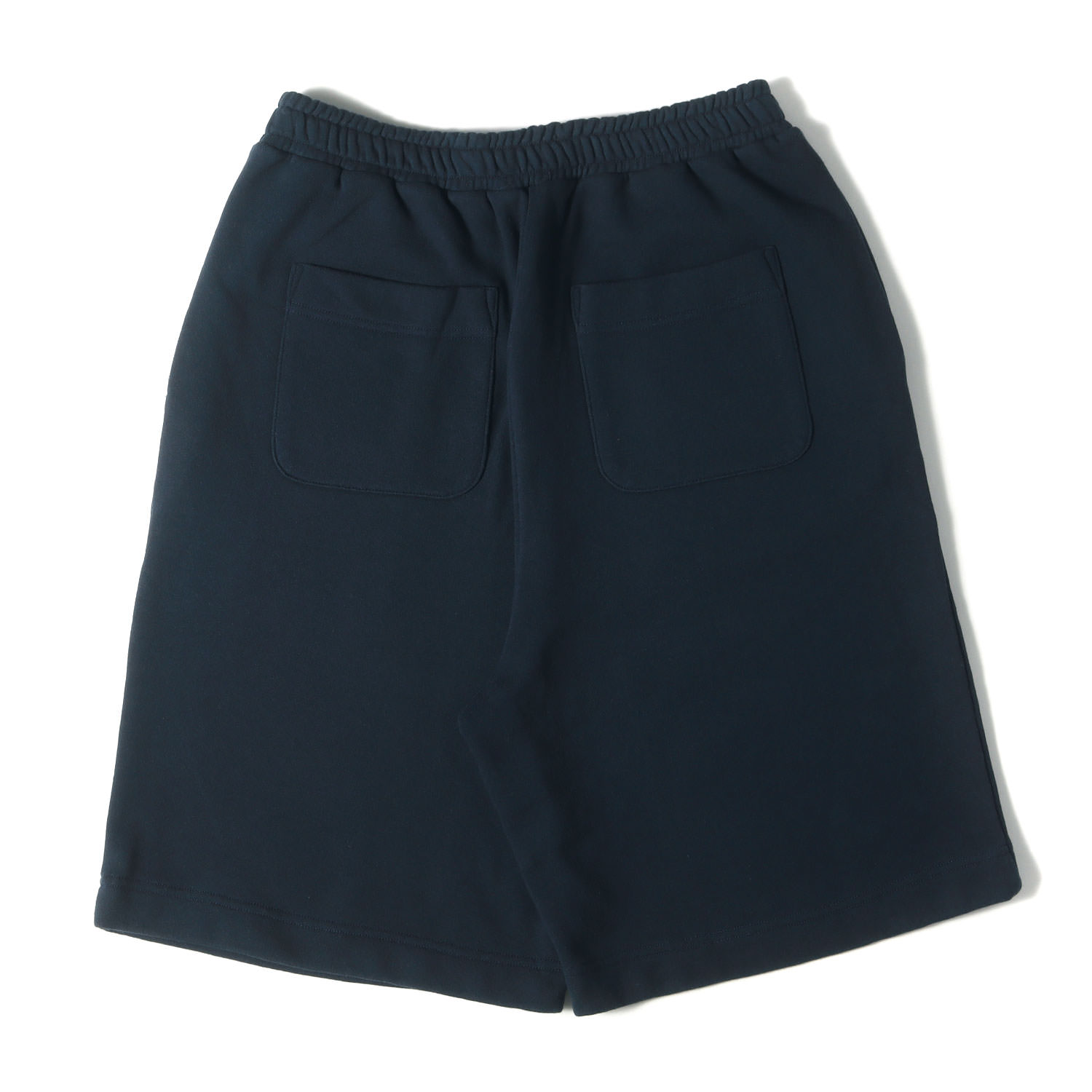 THOUSAND MILE サウザンド マイル パンツ サイズ:2 / ブランドロゴ刺繍 スウェット ショーツ / ネイビー 紺 / 日本製 / ボトムス ショートパンツ【メンズ】【中古】【美品】【K4581】