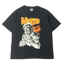 Vintage Music Item 90s The Misfits Famous Monsters / FIEND CLUB Tシャツ (All Sportボディ) / ブラック 黒 / サイズ:XL / 90年代 ヴィンテージ 古着 / バンドT ロックT / トップス カットソー 半袖【メンズ】【中古】【K4480】(4)