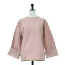 AURALEE オーラリー ピンク サイズ:1(M) / スーパーミルド スウェット カットオフ プルオーバー / SUPER MILLED SWEAT CUT-OFF P/O / クルーネック 長袖 / 日本製 / トップス トレーナー【レディース】【中古】【K4510】