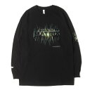 weber ウェーバー Tシャツ サイズ:L / 21AW The Matrix Resurrections ロングスリーブ Tシャツ / ブラック 黒 / トップス カットソー 長袖 / コラボ 映画 MOVIE【メンズ】【中古】【新品同様】【K4477】