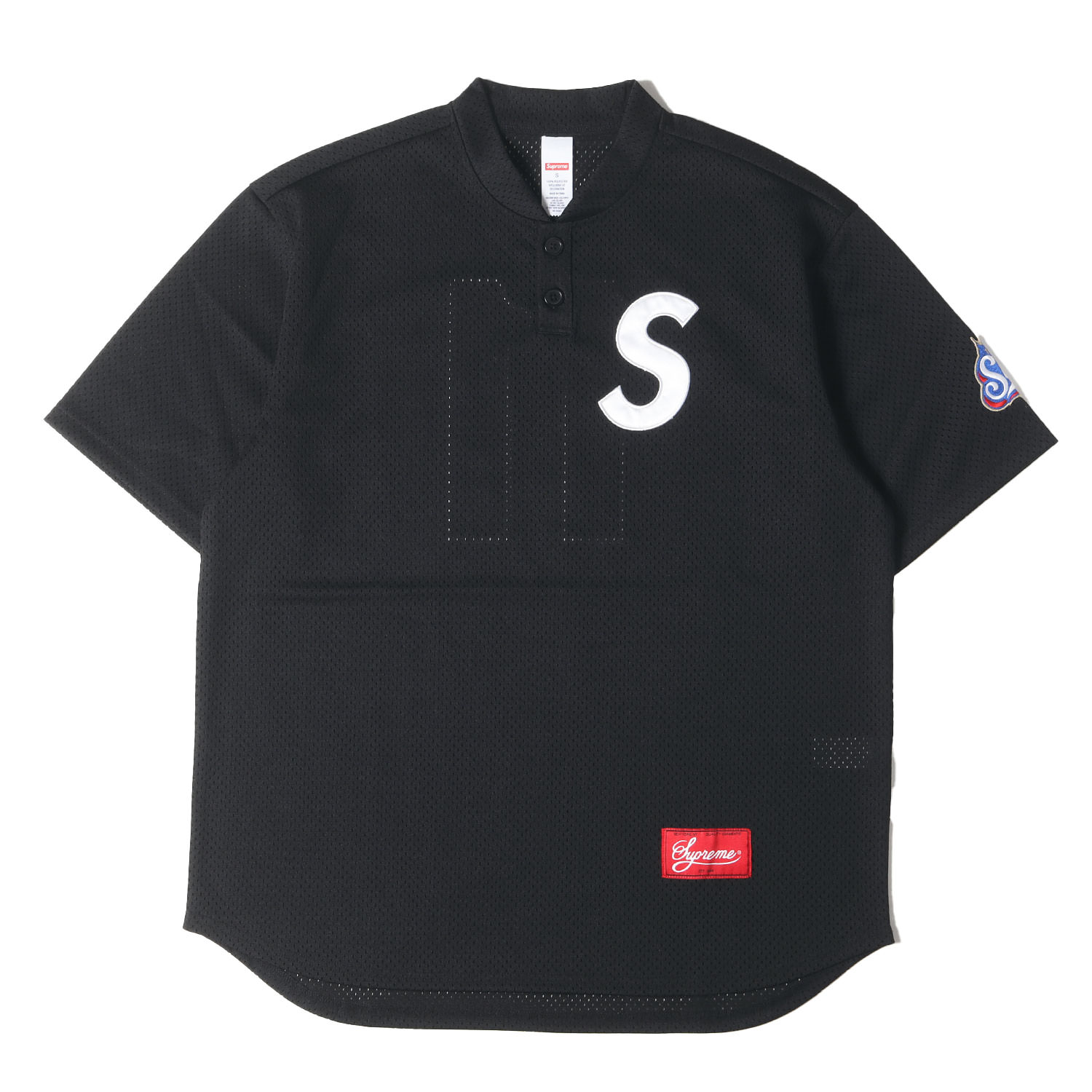 シュプリーム ベースボールシャツ アーチロゴ ブラック 黒 S 楽天市場】supreme/シュプリーム ベースボールシャツ(メンズ