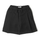COOTIE クーティー パンツ サイズ:S / 22SS 1タック ストレッチツイル イージーショーツ (Polyester Twill 1 Tuck Easy Shorts) / ブラック 黒 / ボトムス ショートパンツ ズボン【メンズ】【中古】【美品】【K4516】