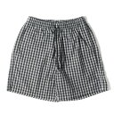 COOTIE クーティー パンツ サイズ:M / 24SS ドビーチェック イージーショート パンツ (Dobby Check Easy Shorts) / ブラック ホワイト 黒白 / ボトムス ショートパンツ ズボン【メンズ】【中古】【K4516】