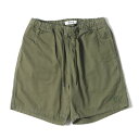 ROTT WEILER ロットワイラー パンツ サイズ:M / 20SS コットンツイル イージーショーツ / カーキ / ボトムス ショートパンツ ズボン【メンズ】【中古】【美品】【K4516】