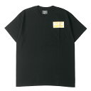 EVERYTHING FOR THE PARTY エブリシングフォーザパーティー Tシャツ サイズ:L / BOXロゴ ポケット クルーネック Tシャツ / ブラック 黒 / トップス カットソー 半袖【メンズ】【中古】【新品同様】【K4505】