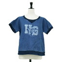 HYSTERIC GLAMOUR ヒステリックグラマー Tシャツ ブルー サイズ:M / ロゴ ショートスリーブ Tシャツ / プルオーバー 半袖 コットン / トップス カットソー【レディース】【中古】【K4511】