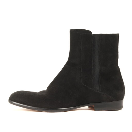 Maison Margiela メゾン マルジェラ サイズ:43(28.0cm相当) / スウェード レザー サイドゴア チェルシー ブーツ / MM22 / ブラック 黒 / イタリア製 / シューズ 靴【メンズ】【中古】【美品】【K4526】 Maison Margiela メゾン マルジェラ サイズ:43(28.0cm相当) / スウェード レザー サイドゴア チェルシー ブーツ / MM22 / ブラック 黒 / イタリア製 / シューズ 靴【メンズ】【中古】【美品】【K4526】