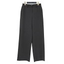 Theory セオリー パンツ ブラウン サイズ:00(5号) / ワイド トラウザー パンツ / ADMIRAL CREPE WIDE TROUSER / ストレート クレープ ウォッシャブル / ボトムス ズボン / 日本製【レディース】【中古】【K4510】