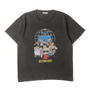 STUDIOUS ステュディオス Tシャツ サイズ:1 / 24SS Tezuka Productions ピグメント グラフィック Tシャツ (STUDIOUS×鉄腕アトム Vintage ASTRO BOY) / チャコールブラック / トップス カットソー 半袖 / コラボ【メンズ】【中古】【美品】【K4505】