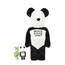 MEDICOM TOY メディコムトイ 2023年モデル fragment design BE@RBRICK 400% % 100% PANDA / ブラック ...