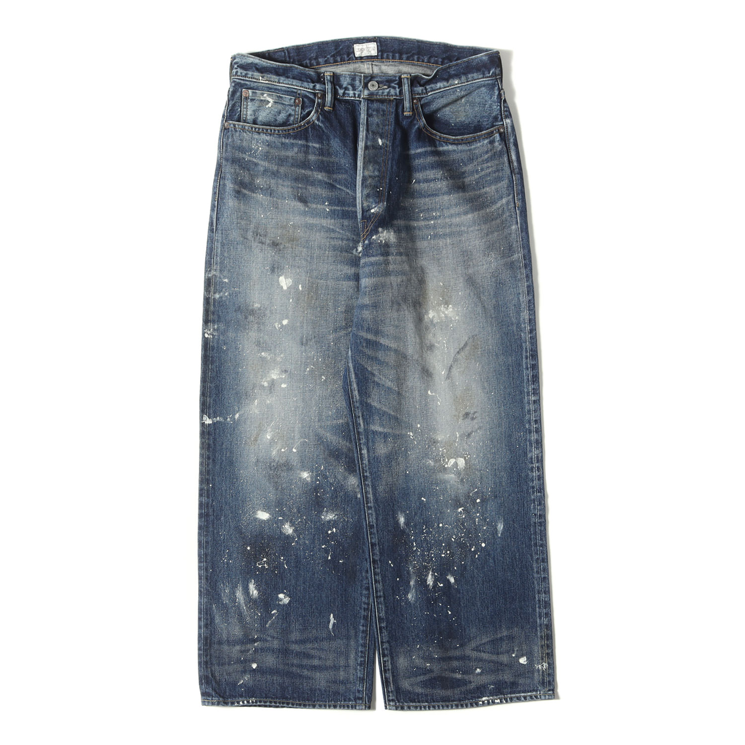 JOURNAL STANDARD ジャーナルスタンダード パンツ サイズ:L / 25SS ペイント ヴィンテージ加工 エイジング ワイド デニム パンツ (AGING DENIM WIDE 5P PAINT) / J.S.Homestead / インディゴ / 日本製 / ボトムス ジーンズ ジーパン【メンズ】【K4495】