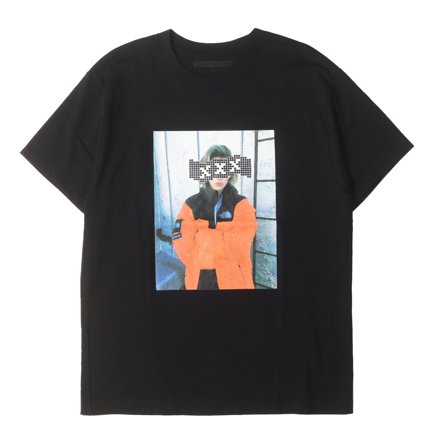 GOD SELECTION XXX ゴッド・セレクション・トリプルエックス Tシャツ サイズ:L / サラ・シュナイダー フォトヘビー クルーネック Tシャツ / ブラック 黒 / トップス カットソー 半袖【メンズ】【中古】【美品】【K4672】