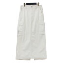 ARMY TWILL アーミーツイル AP STUDIO 別注 スカート アイボリー サイズ:38(M) / 24春夏 カーゴ スカート / ロング Iライン コットン / ボトムス / コラボ【レディース】【中古】【K4510】