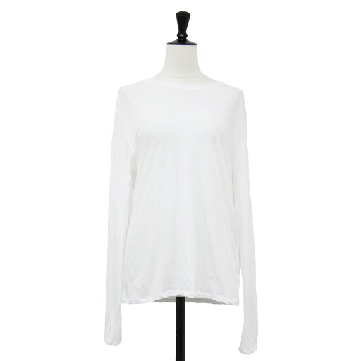 Plage プラージュ カットソー ホワイト 白 サイズ:FREE / 25春夏 ハイゲージ ロング Tシャツ / high gauge long クルーネック 長袖 シアー コットン / トップス / 日本製【レディース】【中古】【美品】【K4501】 Plage プラージュ カットソー ホワイト 白 サイズ:FREE / 25春夏 ハイゲージ ロング Tシャツ / high gauge long クルーネック 長袖 シアー コットン / トップス / 日本製【レディース】【中古】【美品】【K4501】