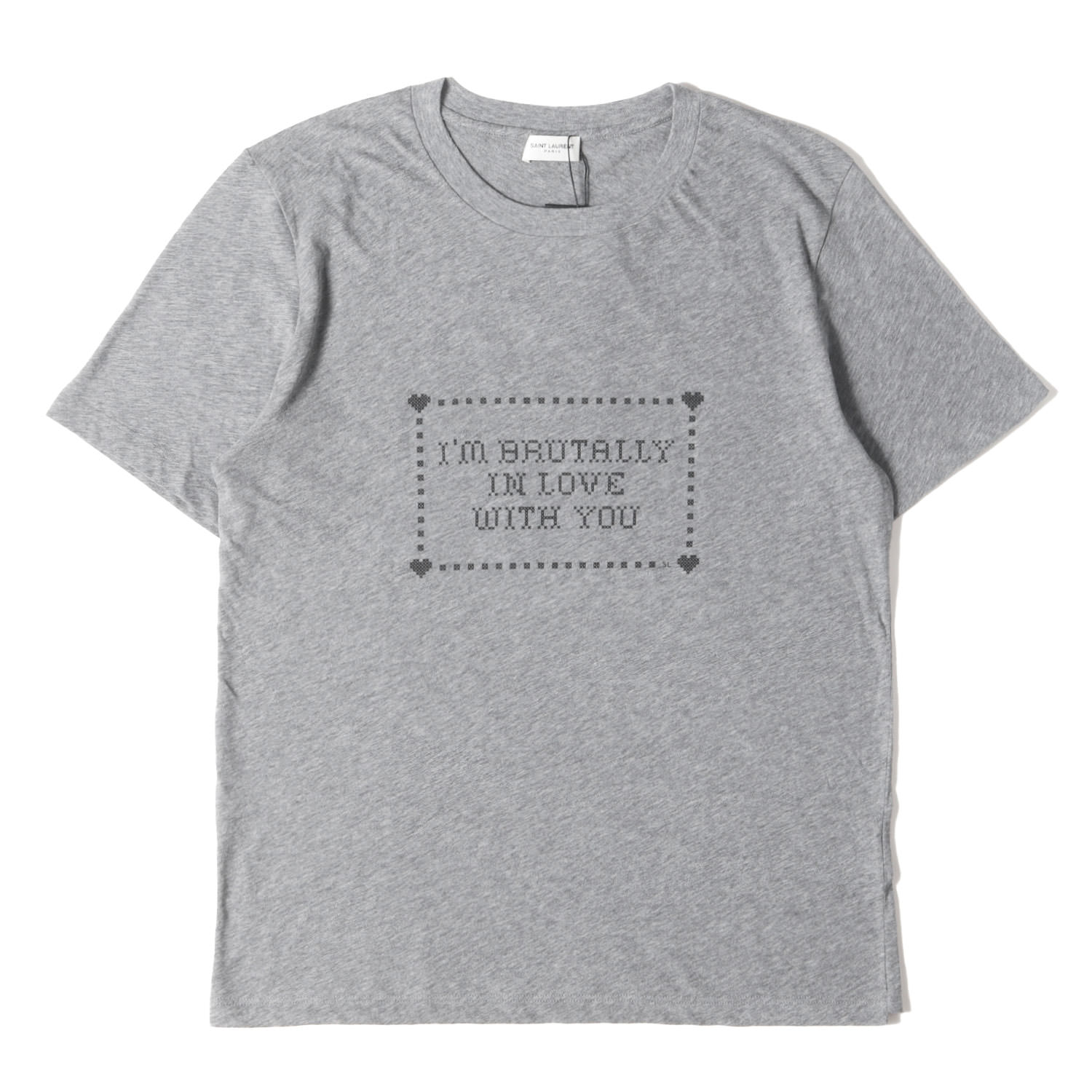 SAINT LAURENT PARIS Tシャツ・カットソー グレー 2137125M0051 楽天市場】サンローラン パリ(カラーグレー)(Tシャツ