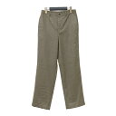 Spick&Span スピックアンドスパン パンツ ブラウン系 サイズ:36(S) / 22秋冬 ウール カルゼ イージーパンツ / スラックス テーパード 千鳥柄 / ボトムス ズボン【レディース】【中古】【K4510】