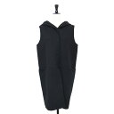 S Max Mara エス マックスマーラ ベスト ブラック 黒 サイズ:38(S) / ウール フード付き ロング ベスト / CUCITO A MANO ジレ Iライン / トップス【レディース】【中古】【K4510】