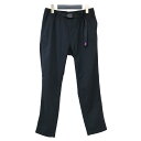 GRAMICCI グラミチ BEAMS BOY 別注 パンツ ネイビー 紺 サイズ:FREE / ギャバ テーパード パンツ / ウエストゴム / ボトムス ズボン / コラボ【レディース】【中古】【K4511】