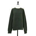 THE SHINZONE ザシンゾーン スウェット グリーン系 サイズ:FREE / 22秋冬 コモン スウェットシャツ / COMMON SWEATSHIRT プルオーバー 長袖 クルーネック 裏起毛 コットン / トップス トレーナー【レディース】【中古】【K4513】