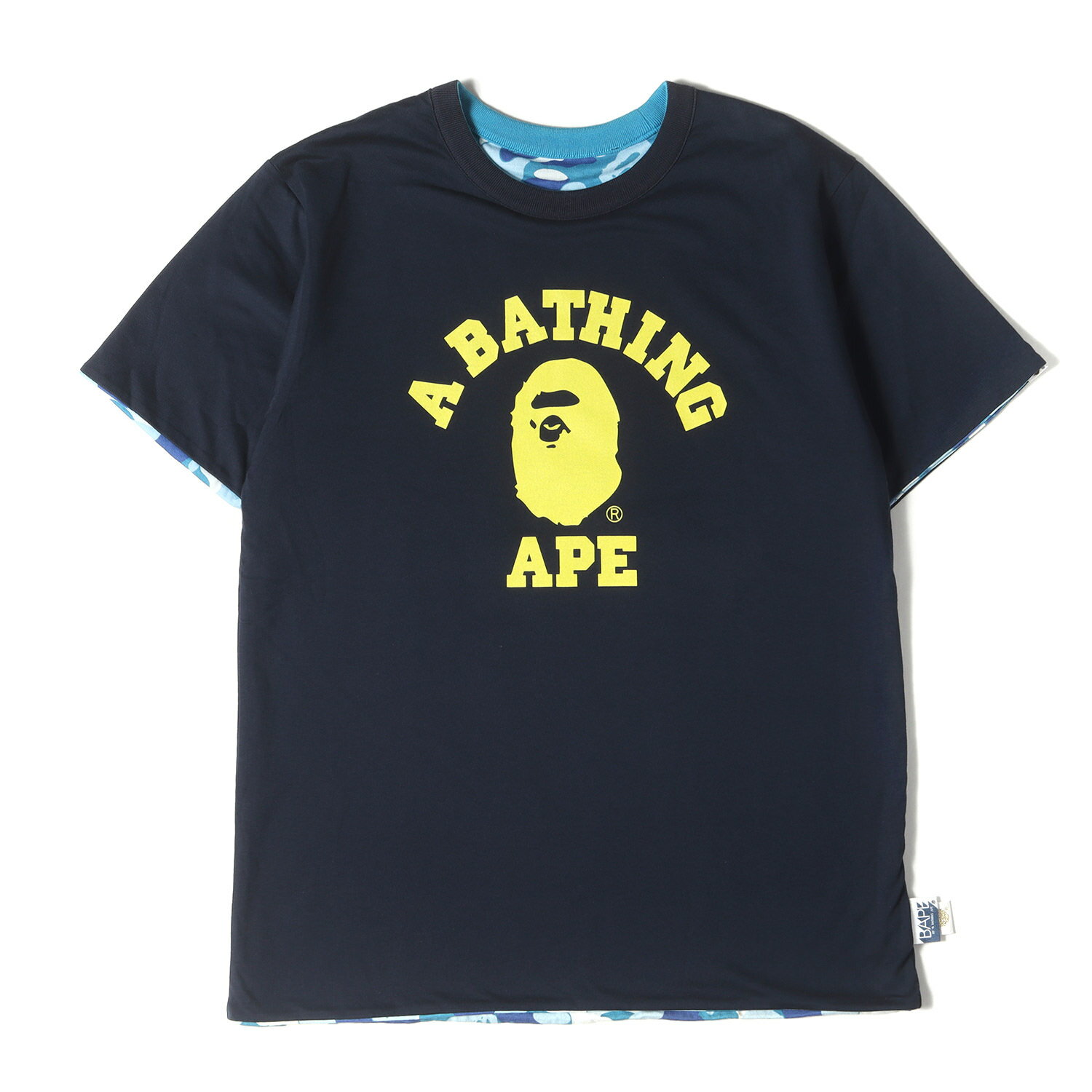 A BATHING APE バイカラーTシャツ ユニセックス 在庫確認要 楽天市場】a bathing ape 中古(Tシャツ・カットソー|トップス