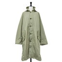 Orciani オルチアーニ コート カーキ サイズ:4(XL) / Koma Thermo ナイロン タフタ モッズコート / ロング フード付き ラグランスリーブ 中綿 / アウター ジャケット 上着【レディース】【K4508】