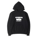 RATS ラッツ パーカー サイズ:XL / 25SS 20周年記念 初売限定 ×NEIGHBORHOOD ヘビーウェイト スウェットパーカー (HOODED) / ブラック 黒 / トップス フーディー プルオーバー【メンズ】【K4579】