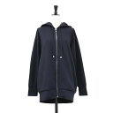 theory luxe セオリーリュクス パーカー ブラック 黒 サイズ:38(M) / ストレッチ ナイロン フーディ ジップアップ パーカー / Lw Stretch Scuba Gerda / 長袖 ウォッシャブル / トップス フーディー【レディース】【中古】【K4507】