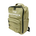 MARC JACOBS マークジェイコブス バッグ カーキ / ザ バックパック / THE BACKPACK デイパック リュック / キャンバス ロゴプリント / ブランド カバン【レディース】【中古】【K4507】