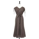 Mystrada マイストラーダ ワンピース ブラウン サイズ:34(XS) / 23春夏 カラー ボイル マーメイドワンピース / ドレス ノースリーブ Vネック ロング丈 コットン / トップス【レディース】【中古】【K4512】