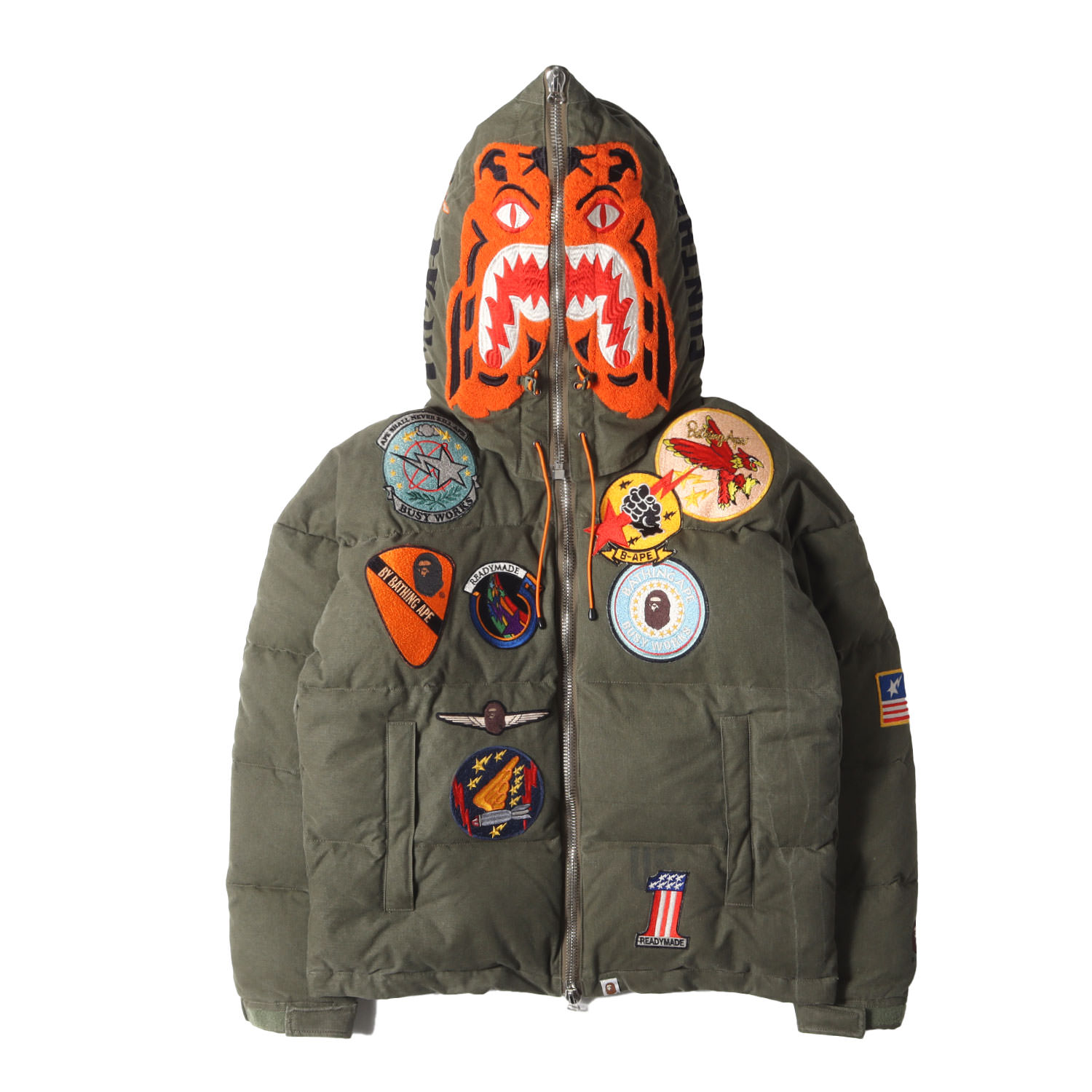 READYMADE レディメイド ジャケット サイズ:1 A BATHING APE 25周年記念 USヴィンテージ テントクロス ..