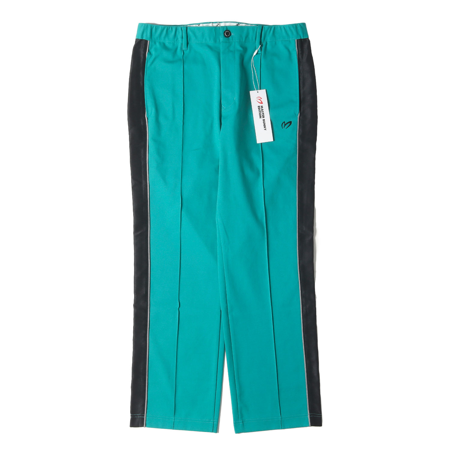 MASTER BUNNY EDITION マスターバニーエディション パンツ サイズ:5 / 25SS サイドライン ストレッチ ジャージー スラックス パンツ (758-5131605) / グリーン / ボトムス ズボン【メンズ】【K4624】
