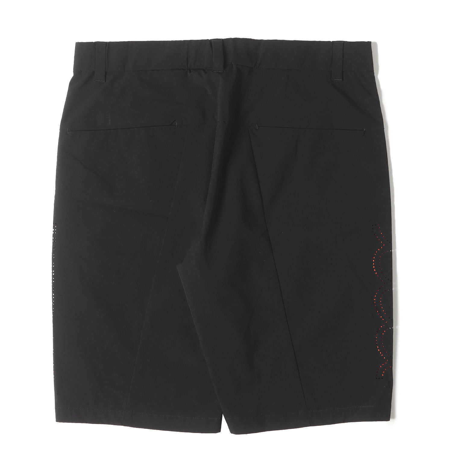 muta ムータ パンツ ブラック 黒 サイズ:S | メッシュライナー付き ストレッチ ナイロン タイト ハーフ ショートパンツ (YMMX-180816) | ボトムス ショーツ【メンズ】【中古】【K4609】