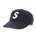 Supreme シュプリーム キャップ ネイビー 紺 サイズ:FREE | 21SS Loro Piana テリーパイル Sロゴ 6パネルキャップ (Terry S Logo 6-Panel) | ブランド 帽子【メンズ】【中古】【K4534】