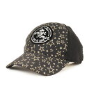 DOLCE&GABBANA ドルチェ&ガッバーナ キャップ ブラック ゴールド サイズ:59 | ベロア DG ロゴ パッチ スター ジャガード 6パネル キャップ (GH590Z FJM78) | イタリア製 | ブランド 帽子【メンズ】【中古】【K4565】