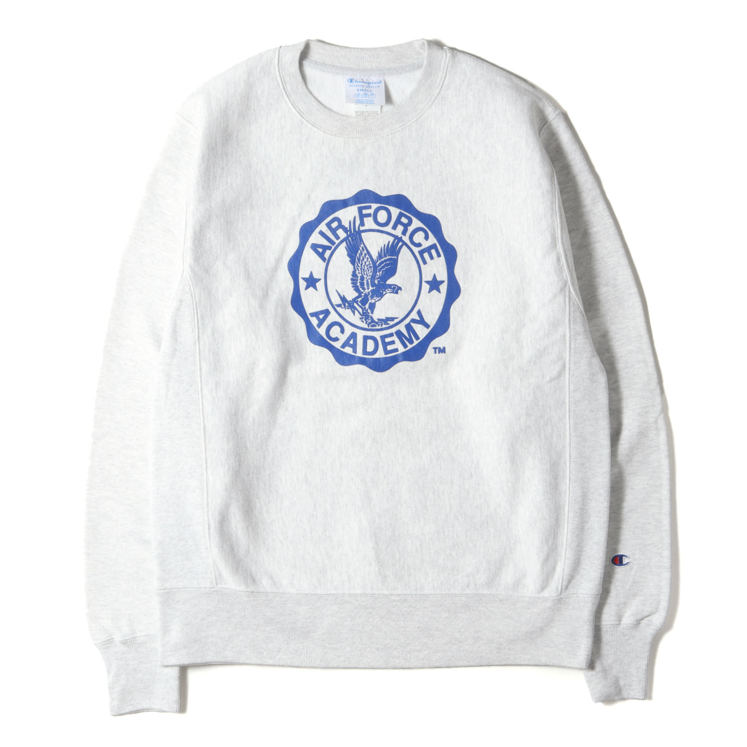 Champion チャンピオン スウェット アッシュグレー サイズ:S | US企画 USAFA リバースウィーブ スウェットシャツ | 米国空軍士官学校 | トップス トレーナー プルオーバー【メンズ】【中古】【美品】【K4590】