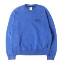 STUSSY ステューシー スウェット ブルー サイズ:M | 23SS NIKE アシッドウォッシュ ヘビーウエイト クルーネック スウェットシャツ (Acid Wash Crew) | トップス トレーナー | コラボ【メンズ】【中古】【美品】【K4548】