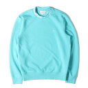 LACOSTE ラコステ スウェット ミント サイズ:S | ストレッチジャージー クルーネック スウェットシャツ (CLASSIC FIT) | トップス トレーナー プルオーバー【メンズ】【中古】【K4548】
