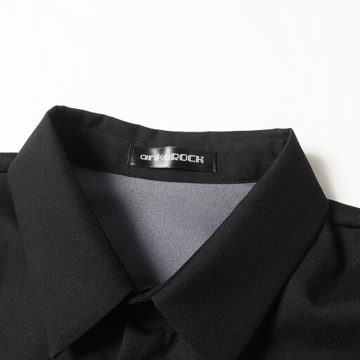 ankoROCK アンコロック シャツ ブラック 黒 サイズ:ONE SIZE | ギャラクシーバラバラパズル オーバーサイズ シャツ | トップス カジュアルシャツ 長袖【メンズ】【中古】【美品】【K4606】