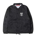 HideandSeek ハイドアンドシーク ジャケット ブラック 黒 サイズ:L | 23AW 初売り限定 BOUNTY HUNTER コーチジャケット (HS×BH TEAM JACKET) | アウター ブルゾン 上着 | コラボ【メンズ】【中古】【美品】【K4581】