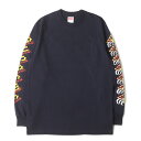 Supreme シュプリーム Tシャツ ネイビー 紺 サイズ:S | 24AW ストロベリー グラフィック ロングスリーブ Tシャツ (Strawberries L/S Tee) | トップス カットソー 長袖【メンズ】【K4561】